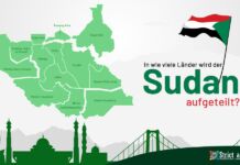 In wie viele Länder wird der Sudan aufgeteilt?